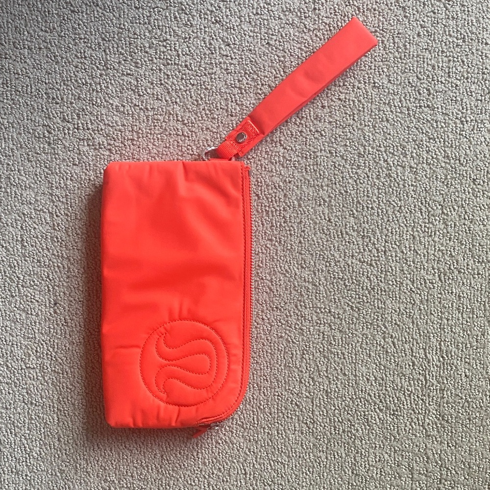 lululemon athletica Red Clutch Wristlet